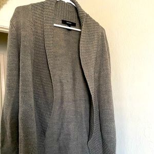 Gray cardigan